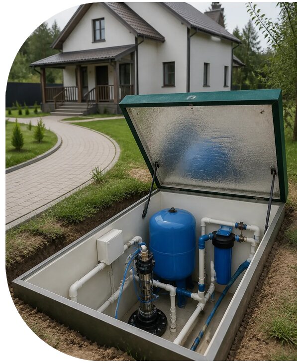 Автономное водоснабжение дома в Гукове от 153990 р. | АПаруса-Гкв